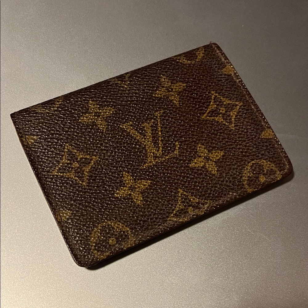Louis Vuitton Tan Textured Leather Wallet
